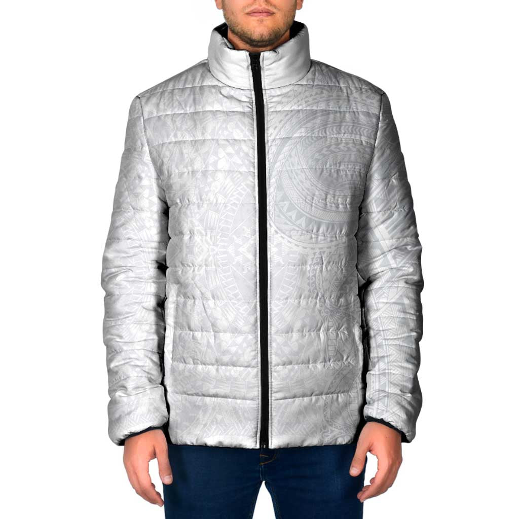 Lotu Tamaiti Padded Jacket Traditional Samoan Art Tattoos - Polynesian Pride