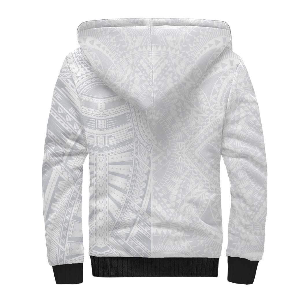 Lotu Tamaiti Sherpa Hoodie Traditional Samoan Art Tattoos - Polynesian Pride