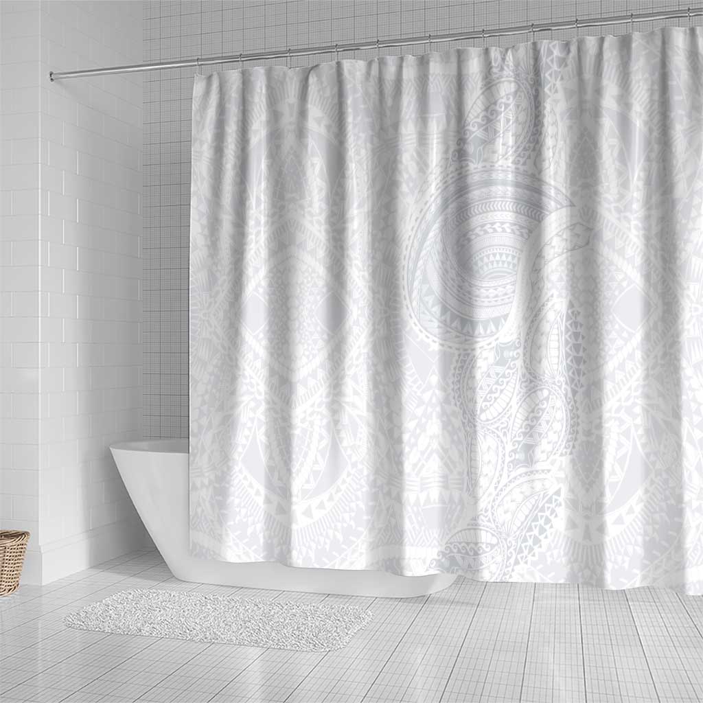 Lotu Tamaiti Shower Curtain Traditional Samoan Art Tattoos - Polynesian Pride