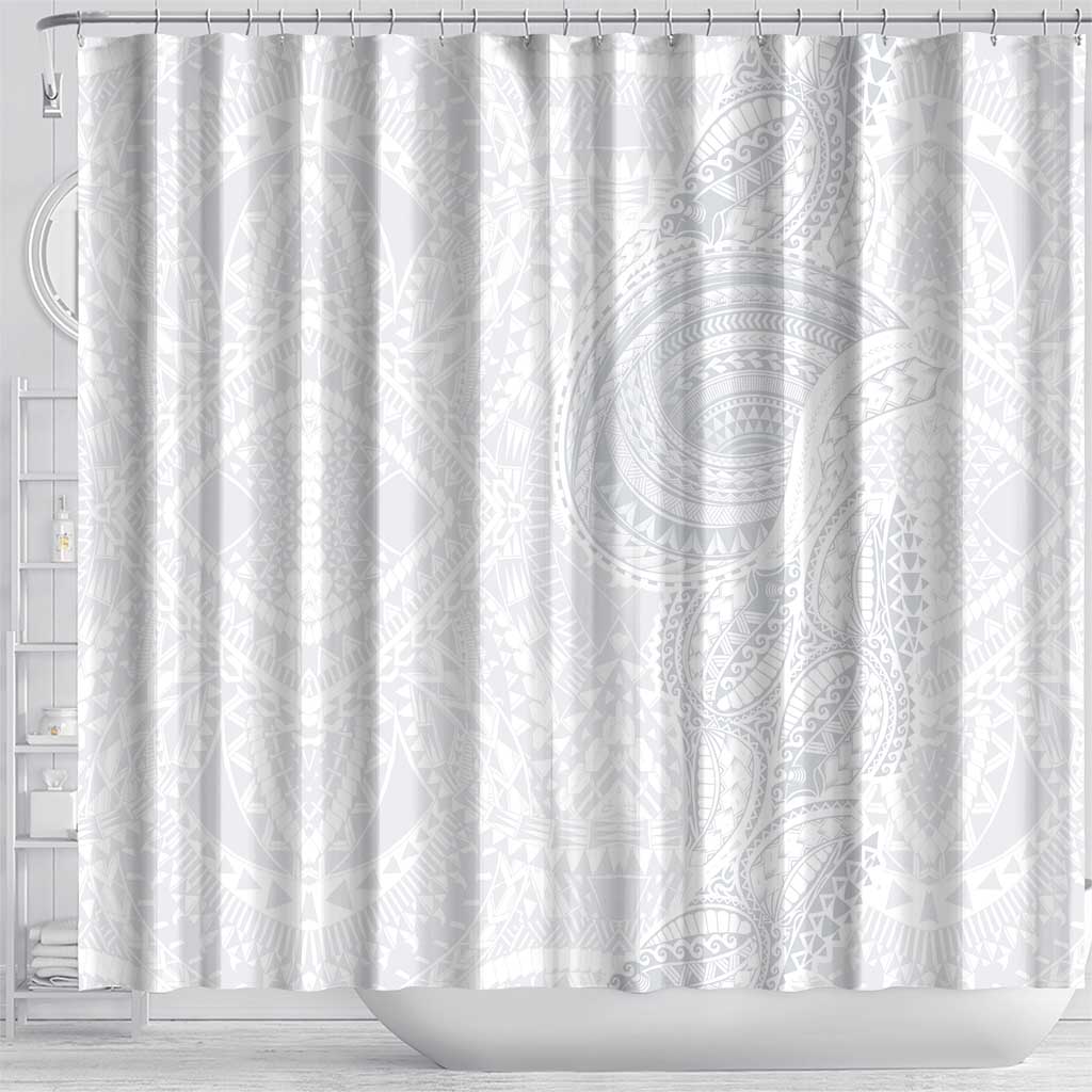 Lotu Tamaiti Shower Curtain Traditional Samoan Art Tattoos - Polynesian Pride
