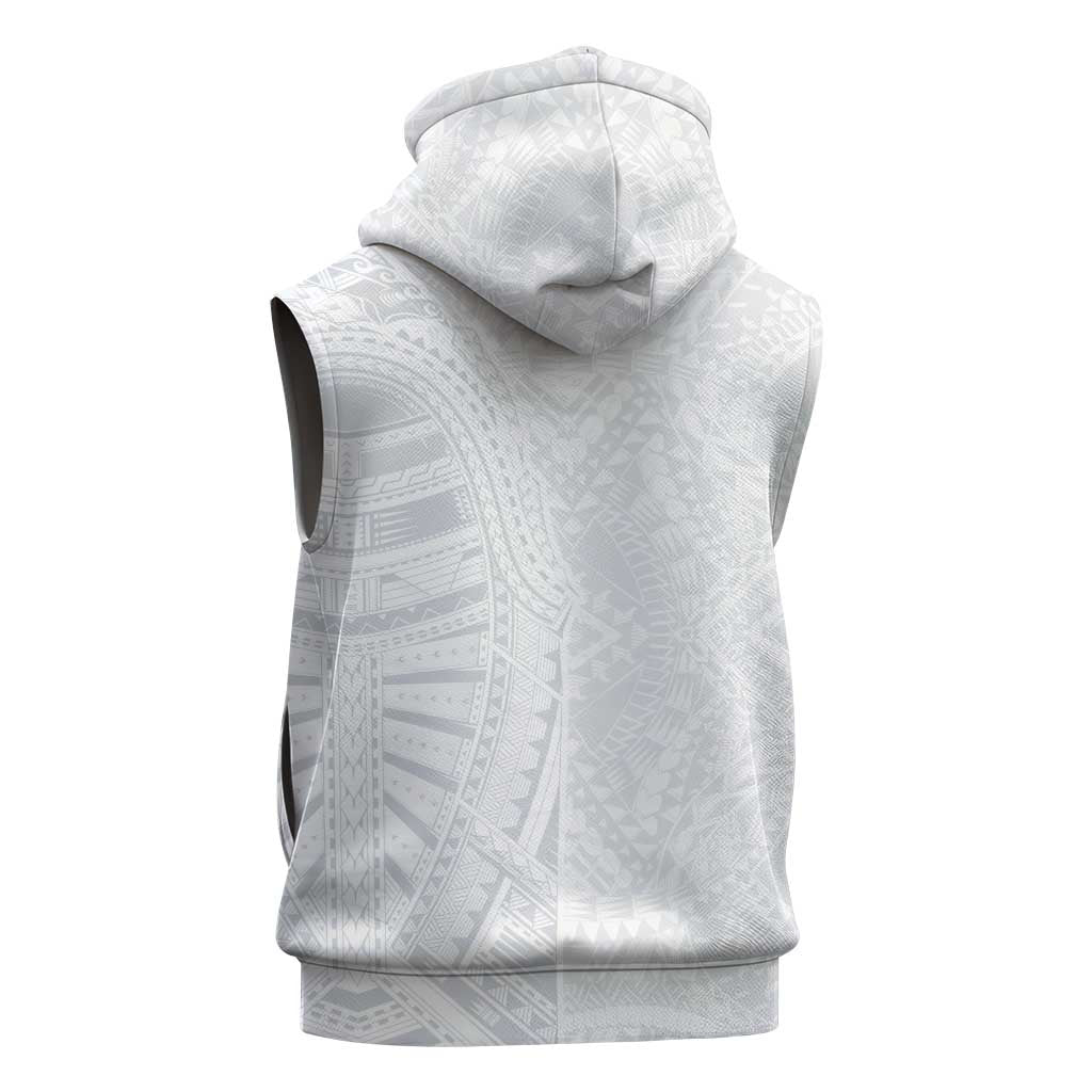 Lotu Tamaiti Sleeveless Hoodie Traditional Samoan Art Tattoos LT03 - Polynesian Pride