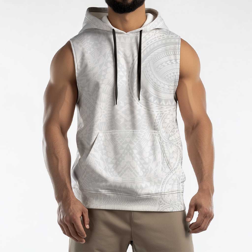 Lotu Tamaiti Sleeveless Hoodie Traditional Samoan Art Tattoos LT03 - Polynesian Pride