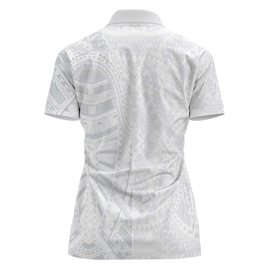 Lotu Tamaiti Women Polo Shirt Traditional Samoan Art Tattoos - Polynesian Pride