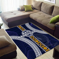 Fiji Ratu Kadavulevu School Area Rug Tapa and Polynesian Tribal Pattern LT03 - Polynesian Pride