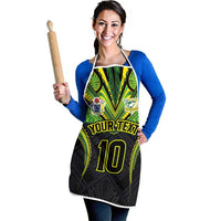 Custom Cook Islands Rugby Apron Tatau Art Sport Style Black Color LT03 - Polynesian Pride