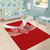 Tonga Rugby Area Rug Ngatu Motifs and Pacific Patterns