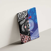 Samoa and Aotearoa Together Canvas Wall Art Tatau Art Tattoos-Taniko and Maori with Fern