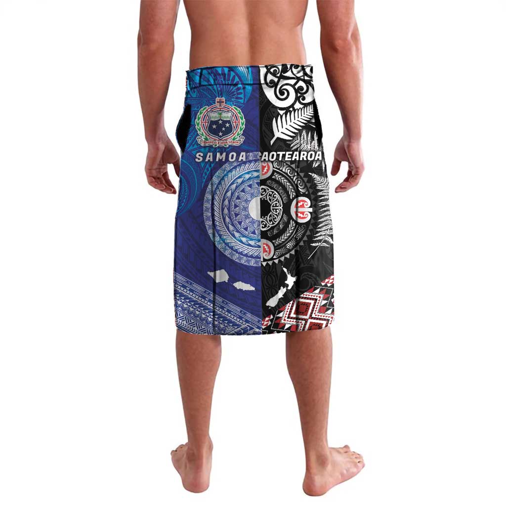 Samoa and Aotearoa Together Lavalava Tatau Art Tattoos-Taniko and Maori with Fern