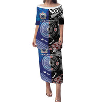 Samoa and Aotearoa Together Puletasi Tatau Art Tattoos-Taniko and Maori with Fern