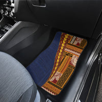 Samoa Siapo Motif Half Style Car Mats Colorful Version