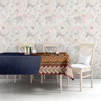 Samoa Siapo Motif Half Style Tablecloth Colorful Version