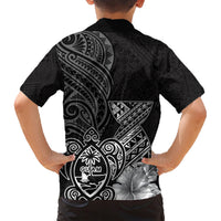 Guam Latte Stone Chamorro Culture Family Matching Short Sleeve Bodycon Dress and Hawaiian Shirt Tapa Pattern