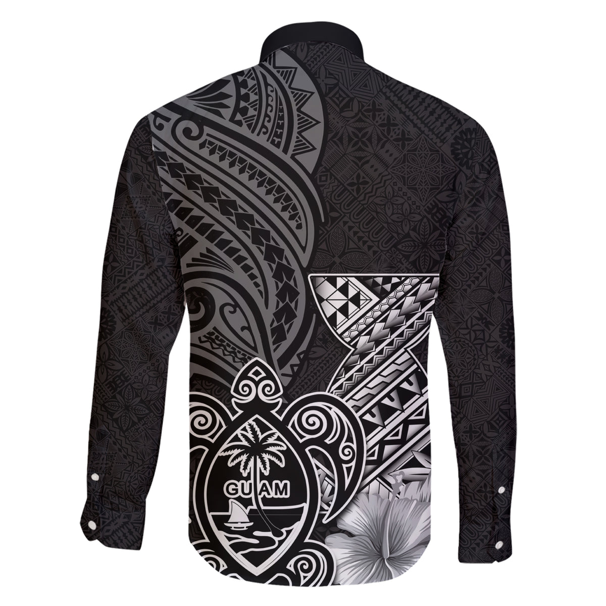 Guam Latte Stone Chamorro Culture Family Matching Short Sleeve Bodycon Dress and Hawaiian Shirt Tapa Pattern