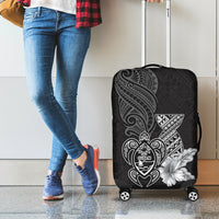 Guam Latte Stone Chamorro Culture Luggage Cover Tapa Pattern