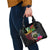 Personalised Vanuatu 44th Anniversary Shoulder Handbag Boars Tusk and Melanesian Warrior Indipendens Dei