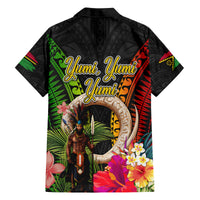 Vanuatu Independence Day Family Matching Tank Maxi Dress and Hawaiian Shirt Boars Tusk and Melanesian Warrior Indipendens Dei