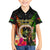 Vanuatu Independence Day Kid Hawaiian Shirt Boars Tusk and Melanesian Warrior Indipendens Dei