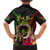 Vanuatu Independence Day Kid Hawaiian Shirt Boars Tusk and Melanesian Warrior Indipendens Dei