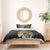 Vanuatu Independence Day Bedding Set Melanesian Tribal Pig Tusk with Tropical Plants