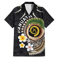 Vanuatu Independence Day Family Matching Mermaid Dress and Hawaiian Shirt Melanesian Tribal Pig Tusk with Tropical Plants