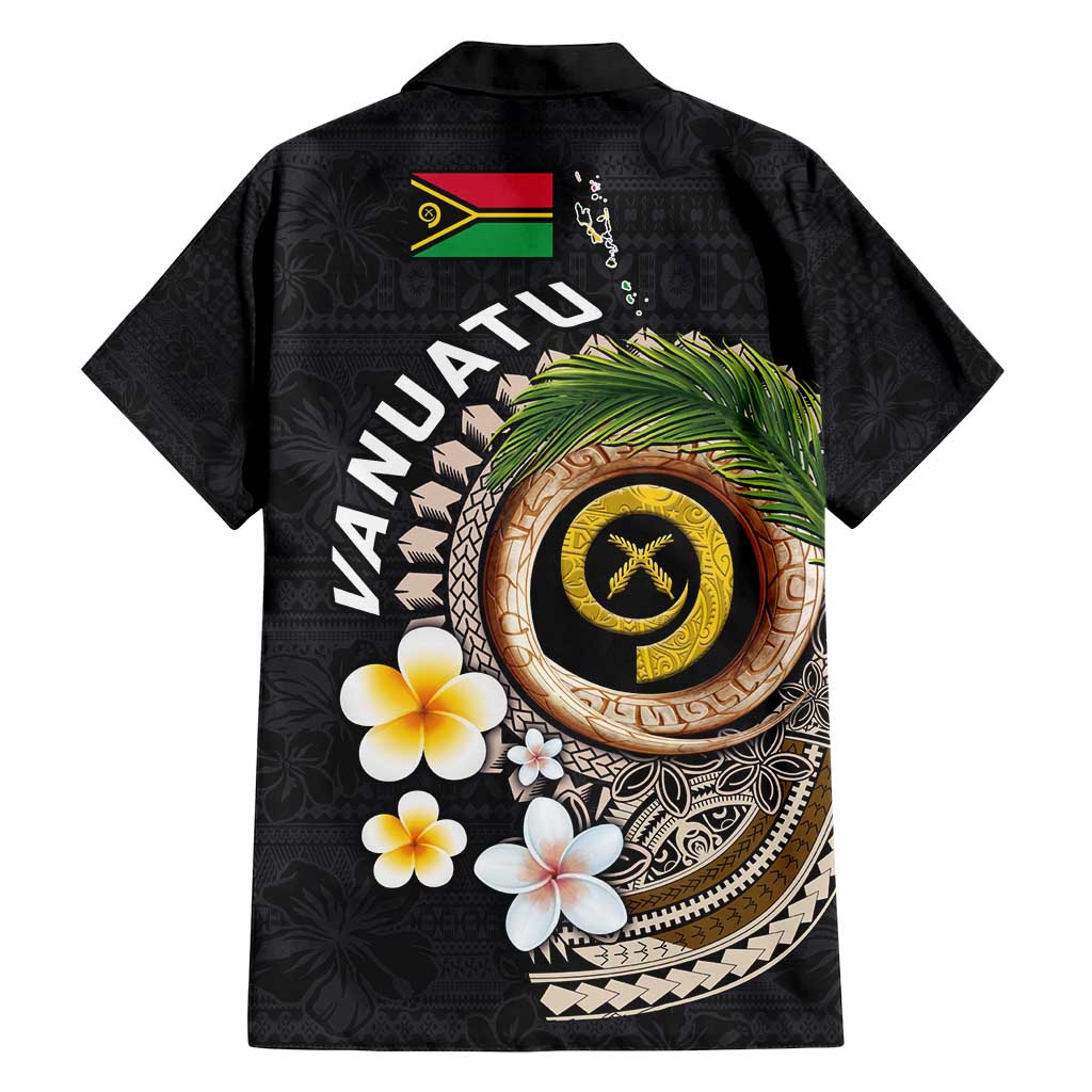 Vanuatu Independence Day Family Matching Summer Maxi Dress and Hawaiian Shirt Melanesian Tribal Pig Tusk with Tropical Plants