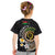 Vanuatu Independence Day Kid T Shirt Melanesian Tribal Pig Tusk with Tropical Plants