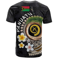 Vanuatu Independence Day T Shirt Melanesian Tribal Pig Tusk with Tropical Plants