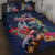 Australia and New Zealand Quilt Bed Set Merry Christmas-Tuatara and Koala with Plants Xmas Style