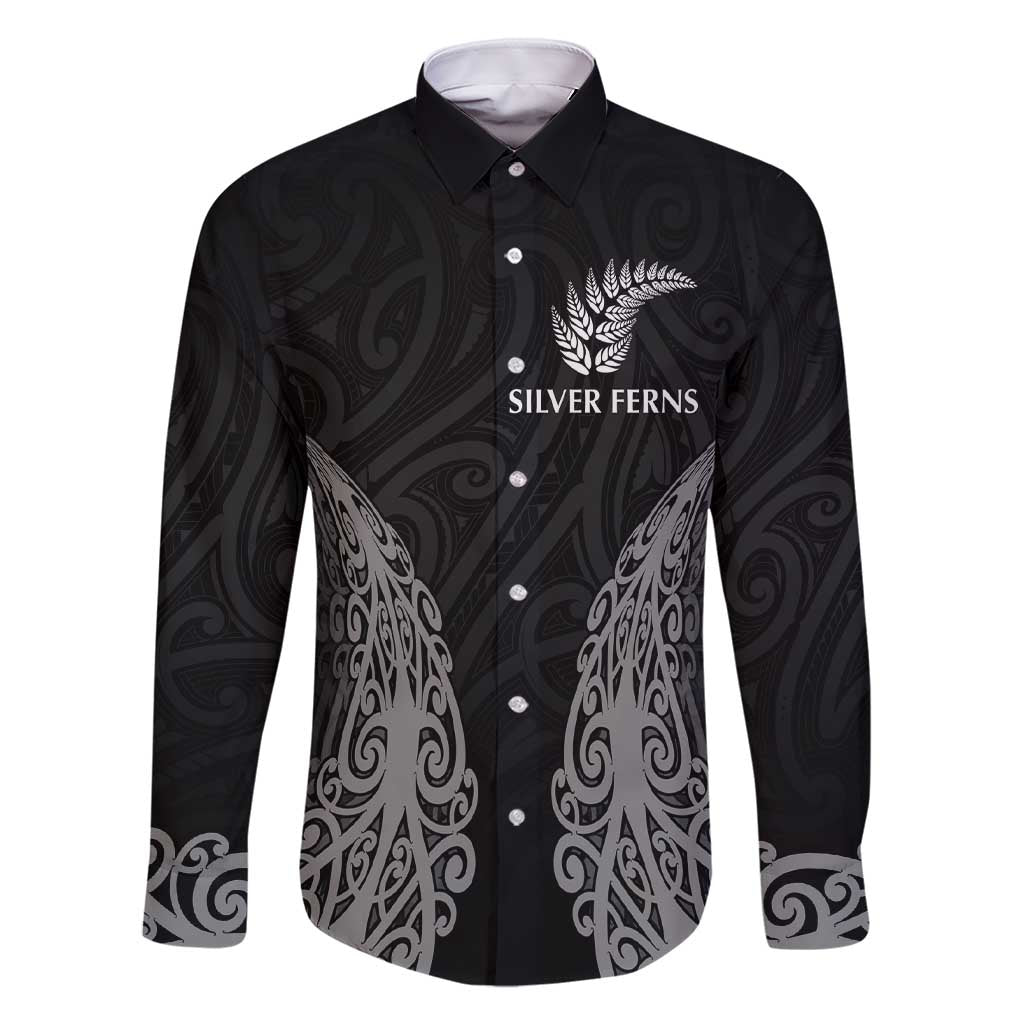 New Zealand Netball Family Matching Short Sleeve Bodycon Dress and Hawaiian Shirt Koru and Maori Tattoo Jersey