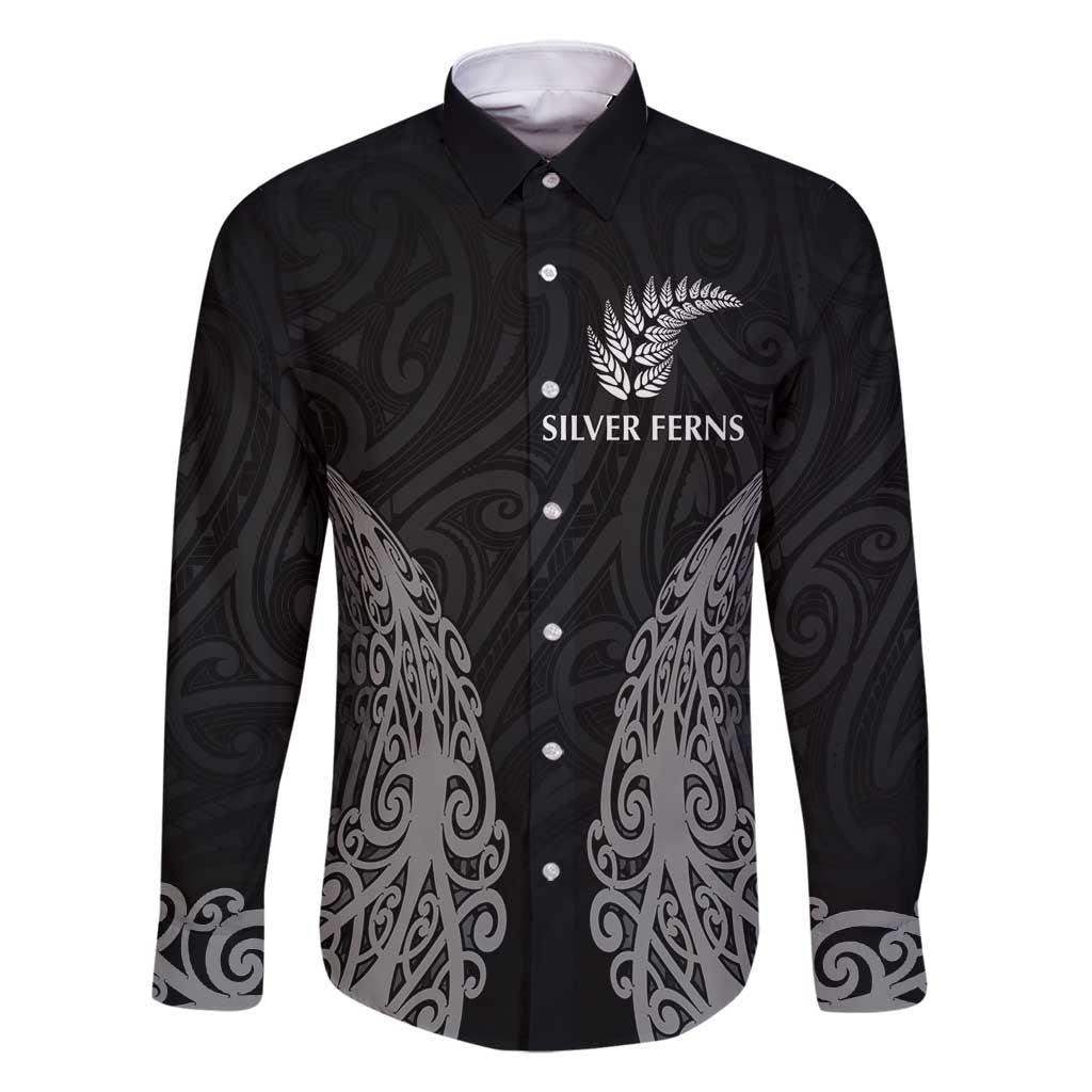 New Zealand Netball Family Matching Tank Maxi Dress and Hawaiian Shirt Koru and Maori Tattoo Jersey