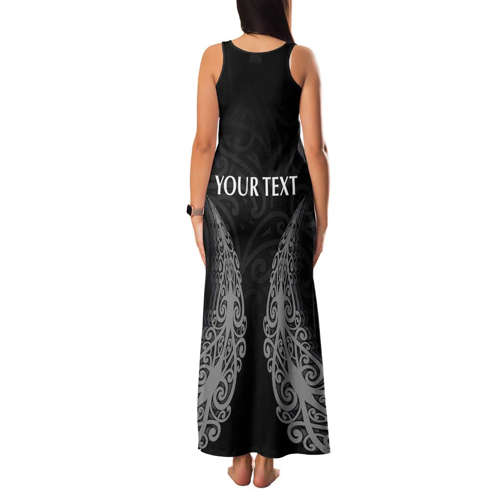 New Zealand Netball Family Matching Tank Maxi Dress and Hawaiian Shirt Koru and Maori Tattoo Jersey