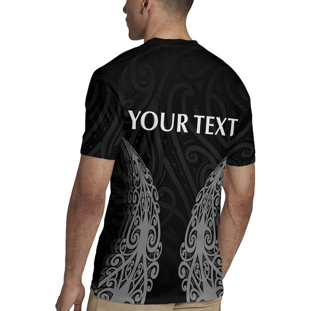 New Zealand Netball Rugby Jersey Koru and Maori Tattoo Jersey