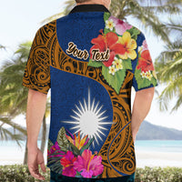 personalised-marshall-islands-manit-day-hawaiian-shirt-marshall-seal-mix-hibiscus-flower-maori-pattern-style