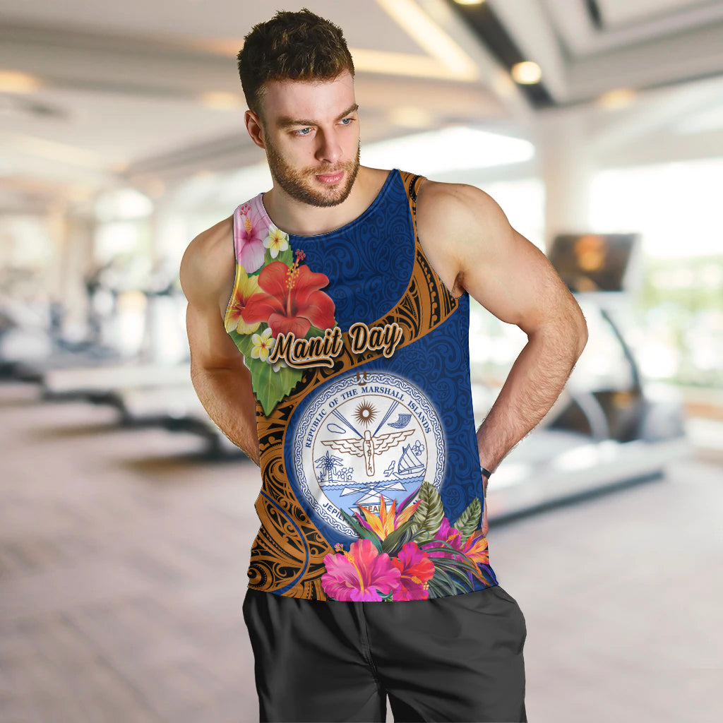 personalised-marshall-islands-manit-day-men-tank-top-marshall-seal-mix-hibiscus-flower-maori-pattern-style