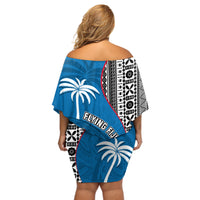 fiji-rugby-off-shoulder-short-dress-coat-of-arms-palm-tree-mix-polynesia-tapa-pattern