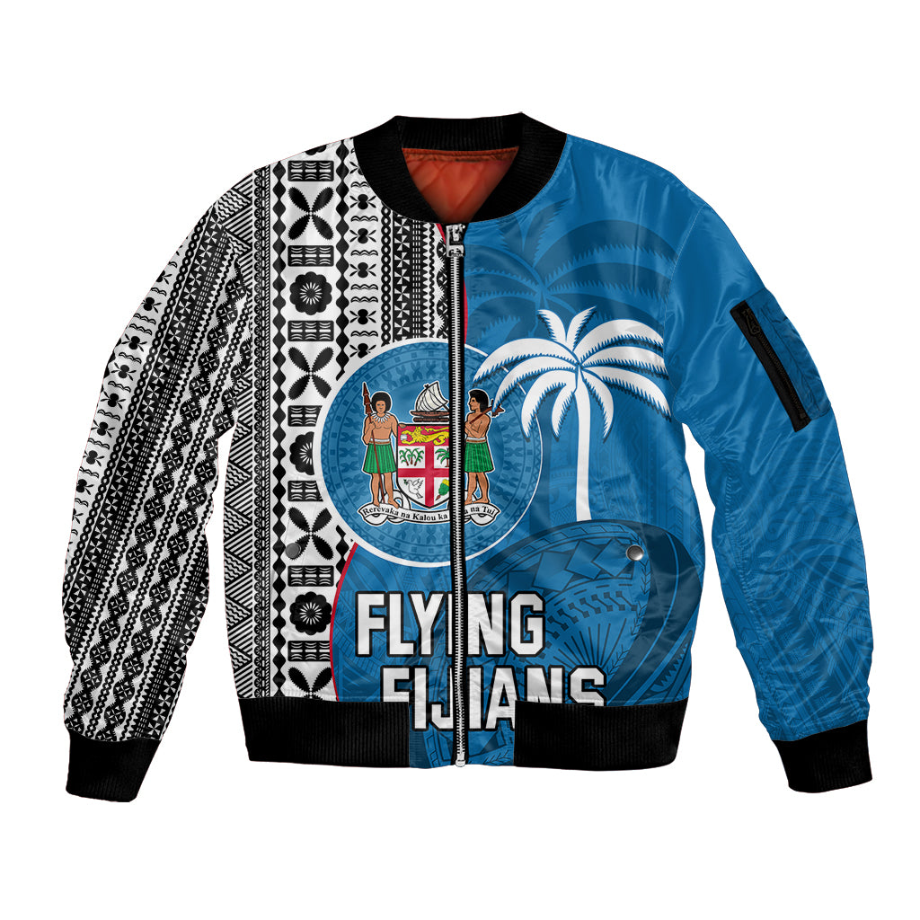 fiji-rugby-sleeve-zip-bomber-jacket-coat-of-arms-palm-tree-mix-polynesia-tapa-pattern