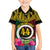 Vanuatu 44th Anniversary Independence Day Kid Hawaiian Shirt Boars Tusk and Namele Plant LT03
