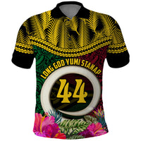 Vanuatu 44th Anniversary Independence Day Polo Shirt Boars Tusk and Namele Plant LT03
