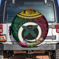 Vanuatu 44th Anniversary Independence Day Spare Tire Cover Boars Tusk and Namele Plant LT03