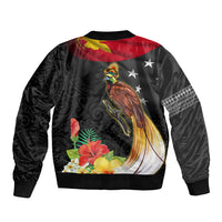Papua New Guinea Independence Day Bomber Jacket PNG Flag and Bird-of-Paradise