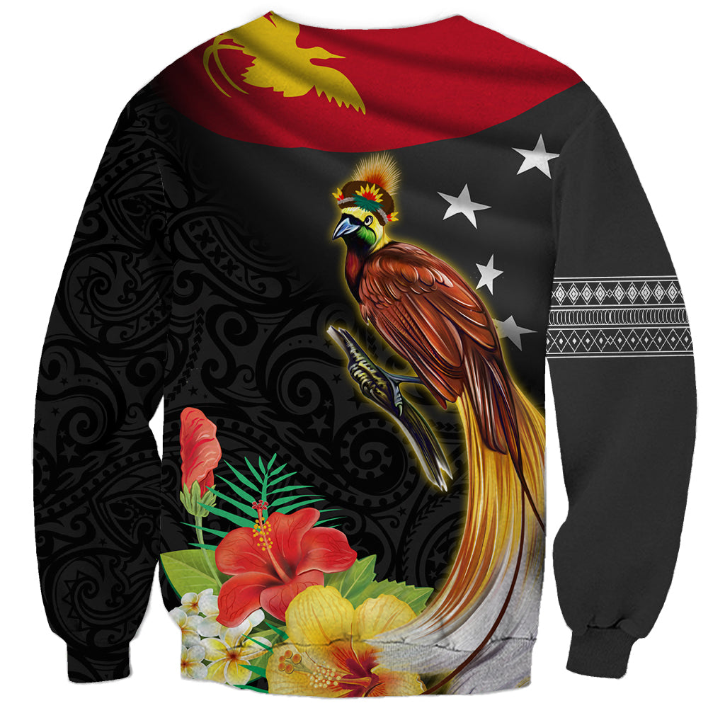 Papua New Guinea Independence Day Sweatshirt PNG Flag and Bird-of-Paradise