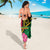 Vanuatu Flag Hibiscus Polynesian Pattern Sarong
