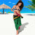 Vanuatu Flag Hibiscus Polynesian Pattern Sarong