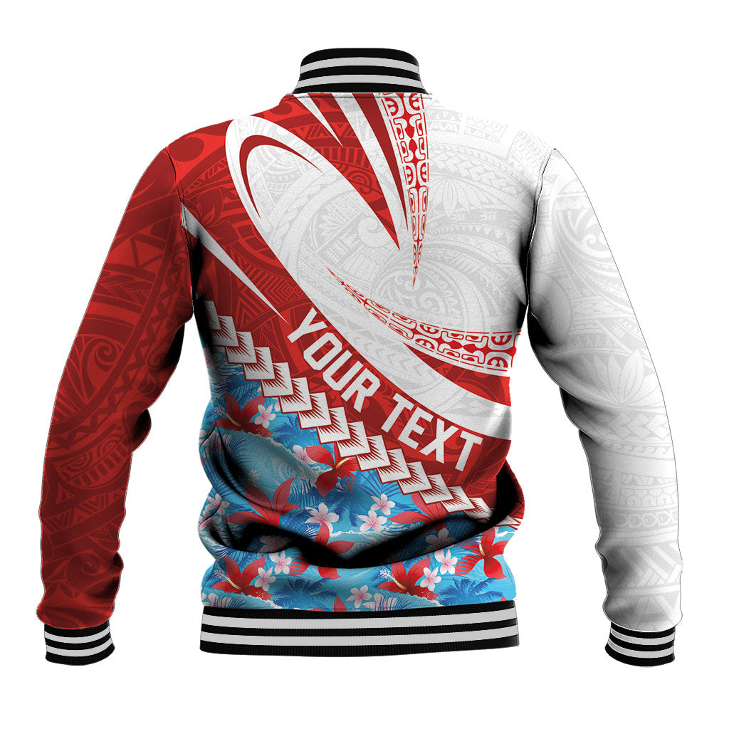 Personalized Tahiti Surfing 2026 Baseball Jacket Marquesan Tattoo-Sporty Style LT03 - Polynesian Pride