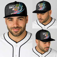 Hawaiian Pineapple Surfing Baseball Net Cap It's in My DNA - Kakau and Polynesian Pattern LT03 - Polynesian Pride