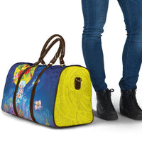 Palau Travel Bag Jellyfish with Coral Reefs Ocean Vibe and Tapa Pattern LT03 - Polynesian Pride