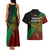 Papua New Guinea East New Britain Province Couples Matching Tank Maxi Dress and Hawaiian Shirt PNG Birds Of Paradise Polynesian Arty Style LT03