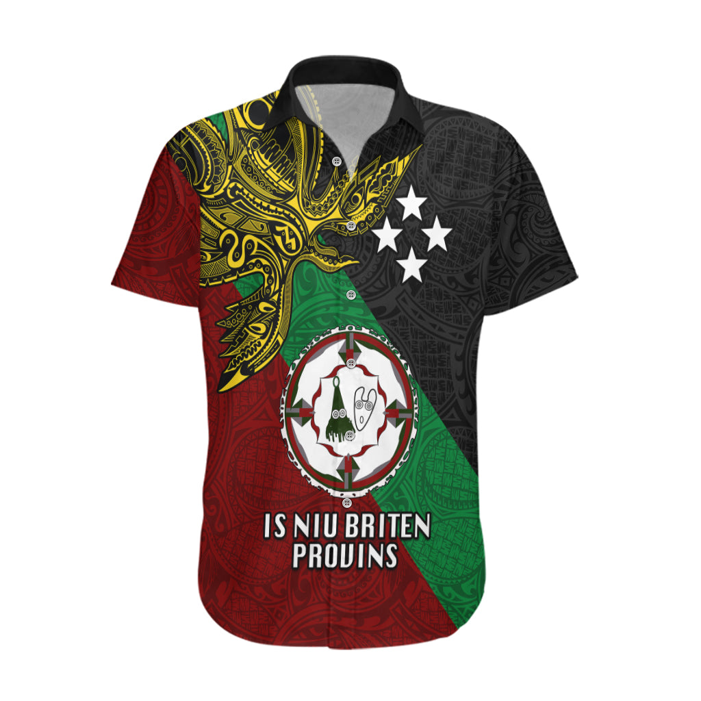 Papua New Guinea East New Britain Province Hawaiian Shirt PNG Birds Of Paradise Polynesian Arty Style LT03 Green - Polynesian Pride