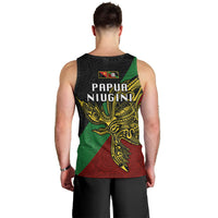 Papua New Guinea East New Britain Province Men Tank Top PNG Birds Of Paradise Polynesian Arty Style LT03 - Polynesian Pride