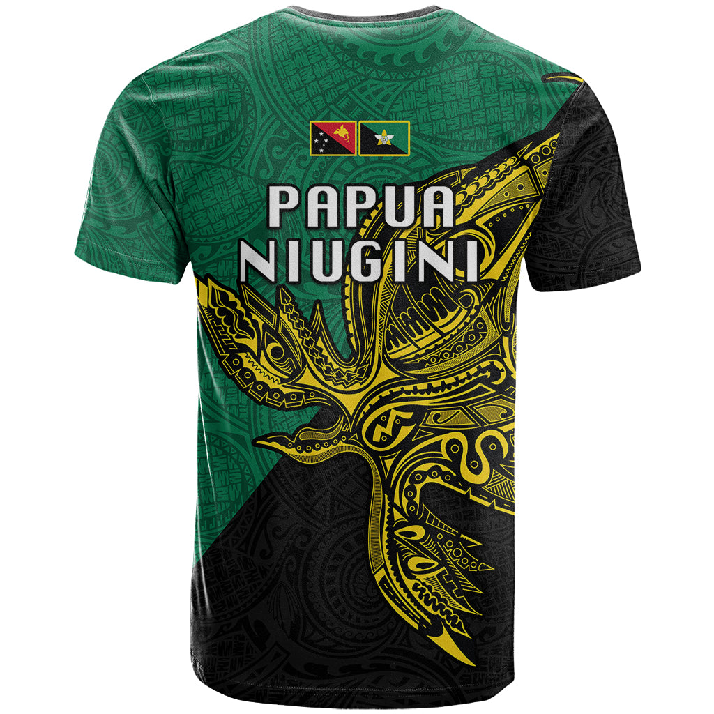 Papua New Guinea Enga Province T Shirt PNG Birds Of Paradise Polynesian Arty Style LT03 - Polynesian Pride